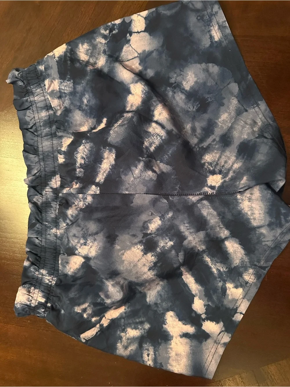 abercrombie kids Navy Blue and White Tie-Dye Sleep Tank & Shorts Set